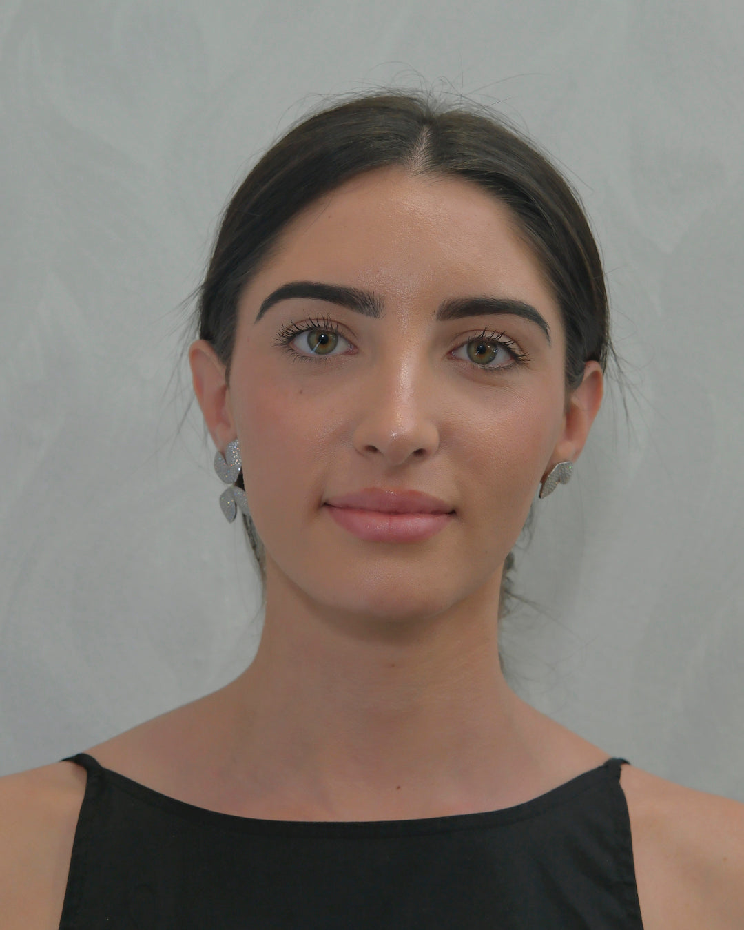 Detachable wing earrings in silver