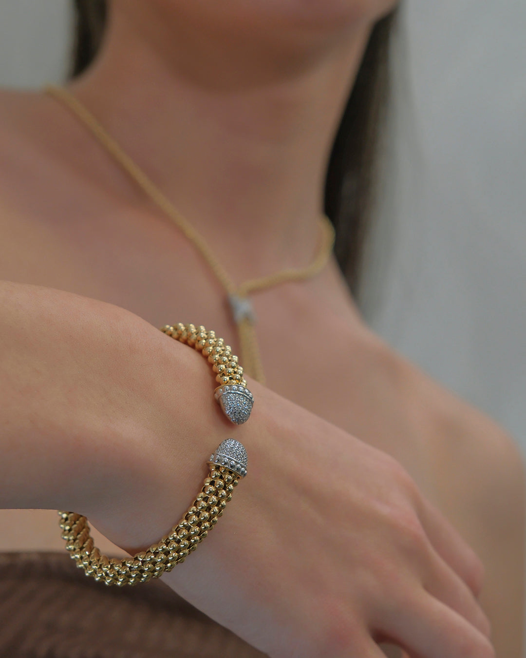 A bracelet that lights up your wrist with subtle elegance