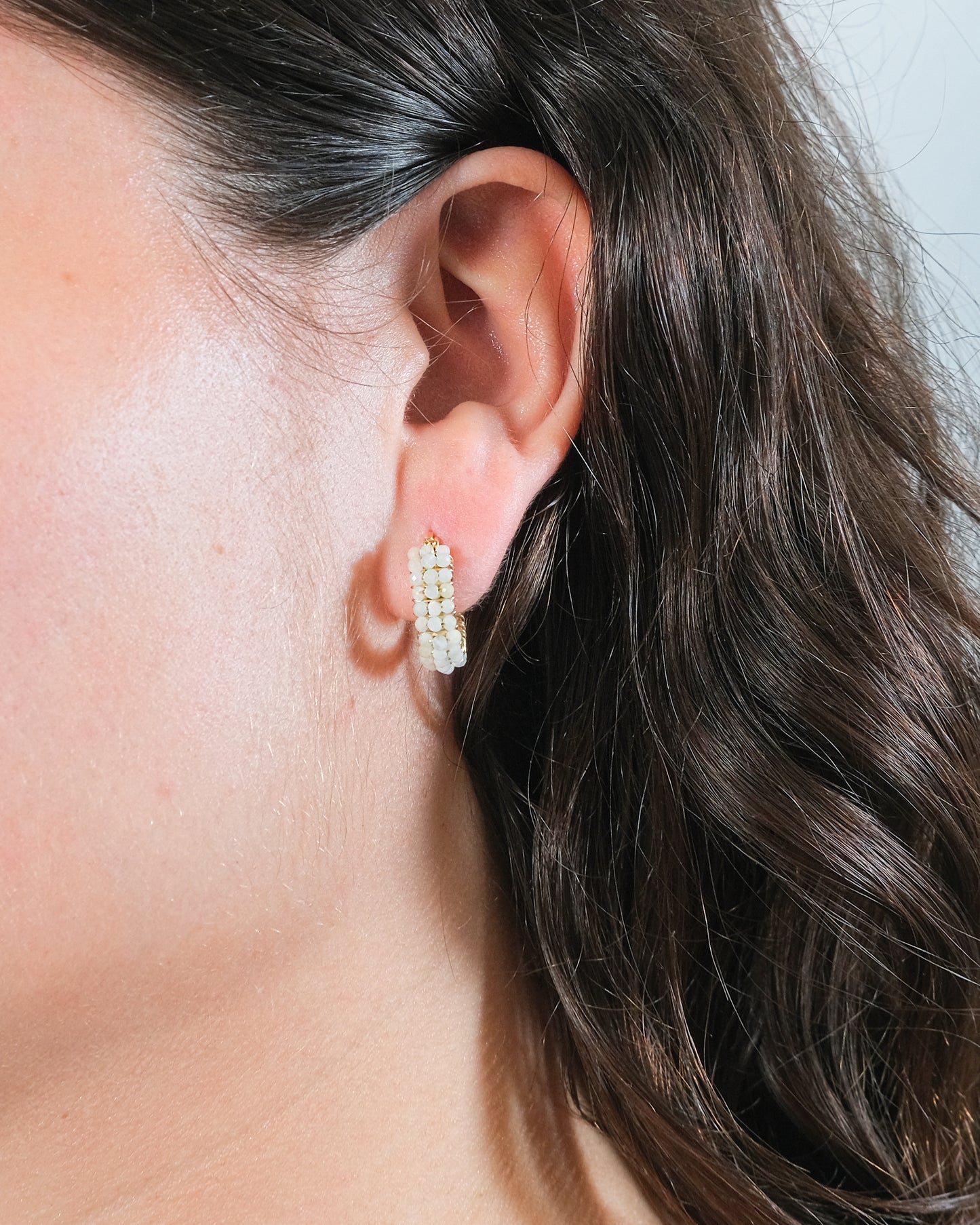 Pendientes aros ágatas