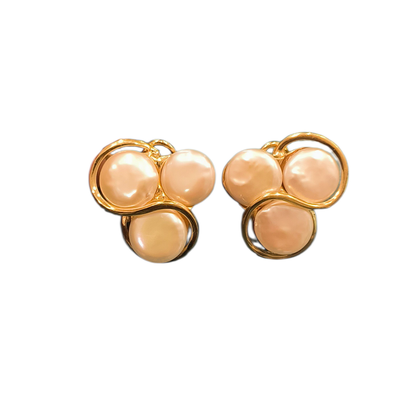 Pendientes 3 perlas barrocas