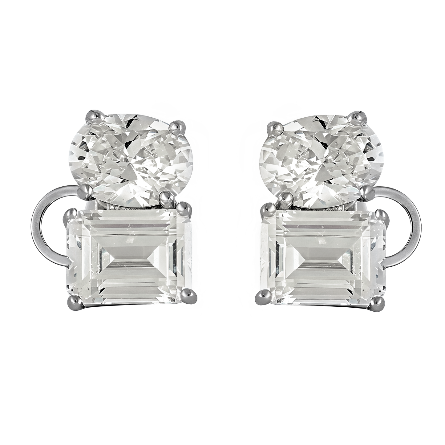 Pendientes tu y yo piedras