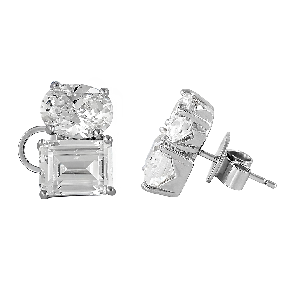 Pendientes tu y yo piedras