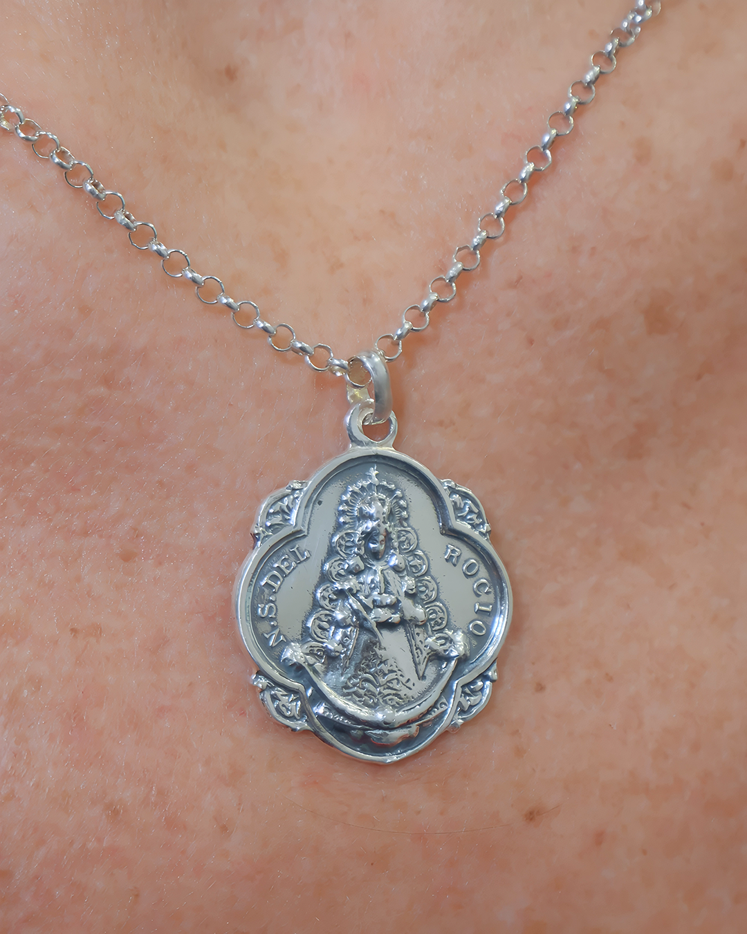 Silver medal Virgin of El Rocío