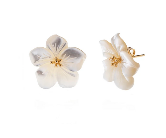 Pendientes flores grandes