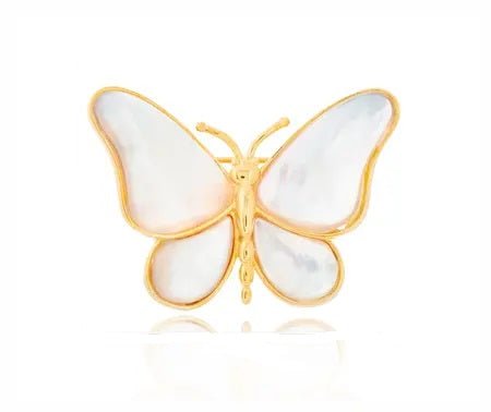 KEBELBroche plata piedras